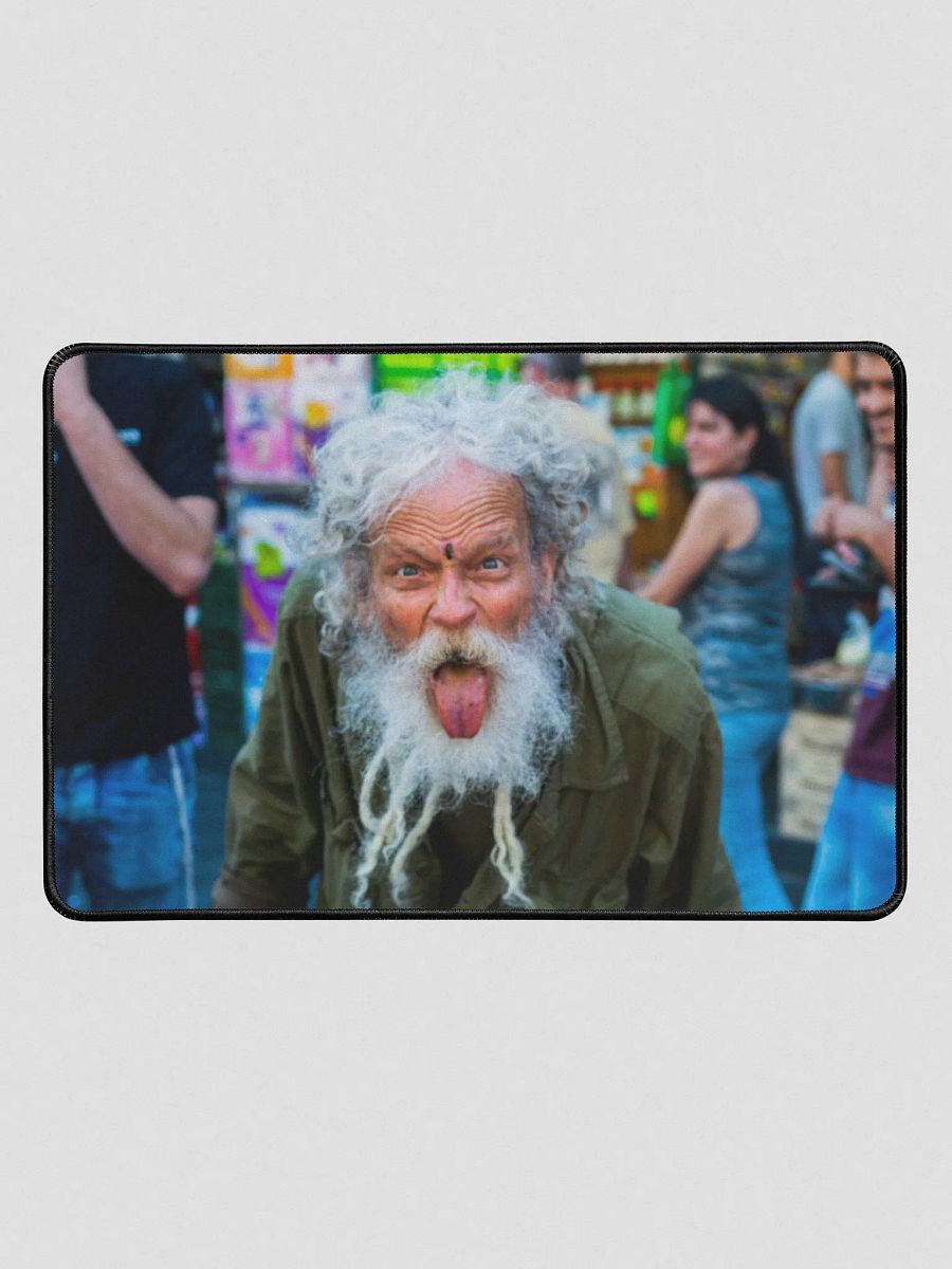 Small Crazy Man Deskmat product image (1)