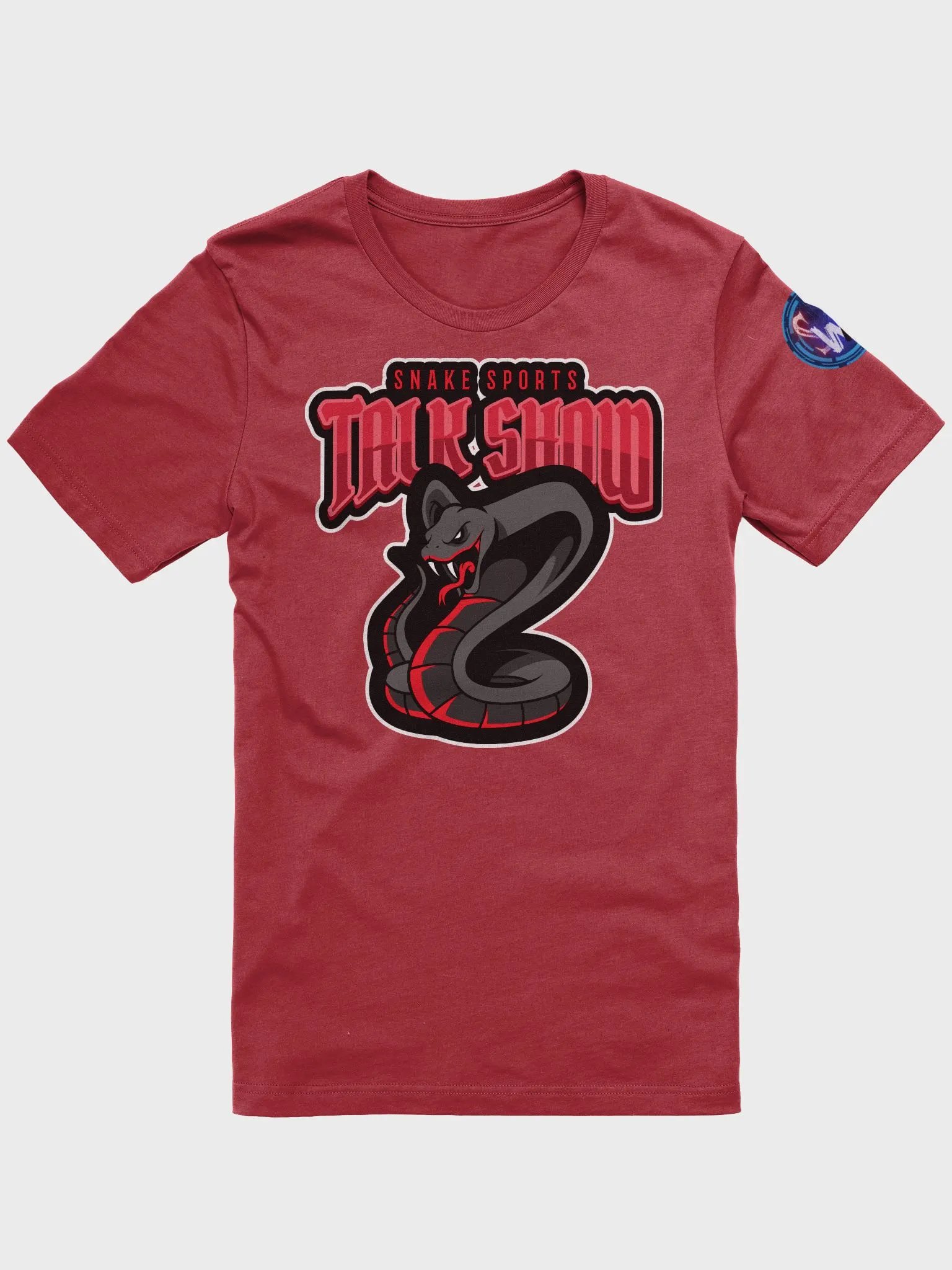 Snake Sports Talk Show - Retro T-Shirt w/Network & Socials product image (2)