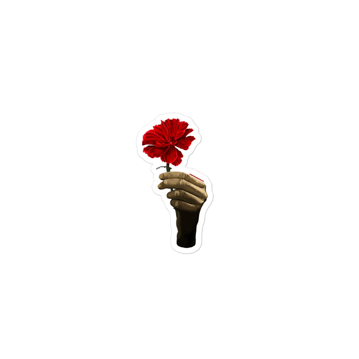 Wait For Me Red Carnation Magnet product image (1)