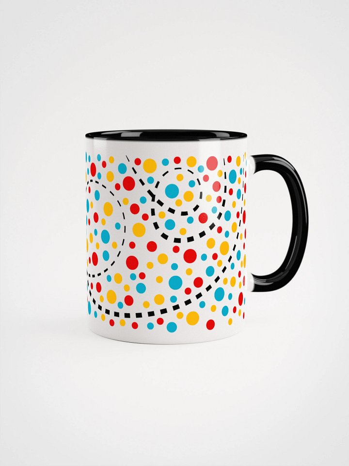 Mug - Dashes & Dots - White product image (1)