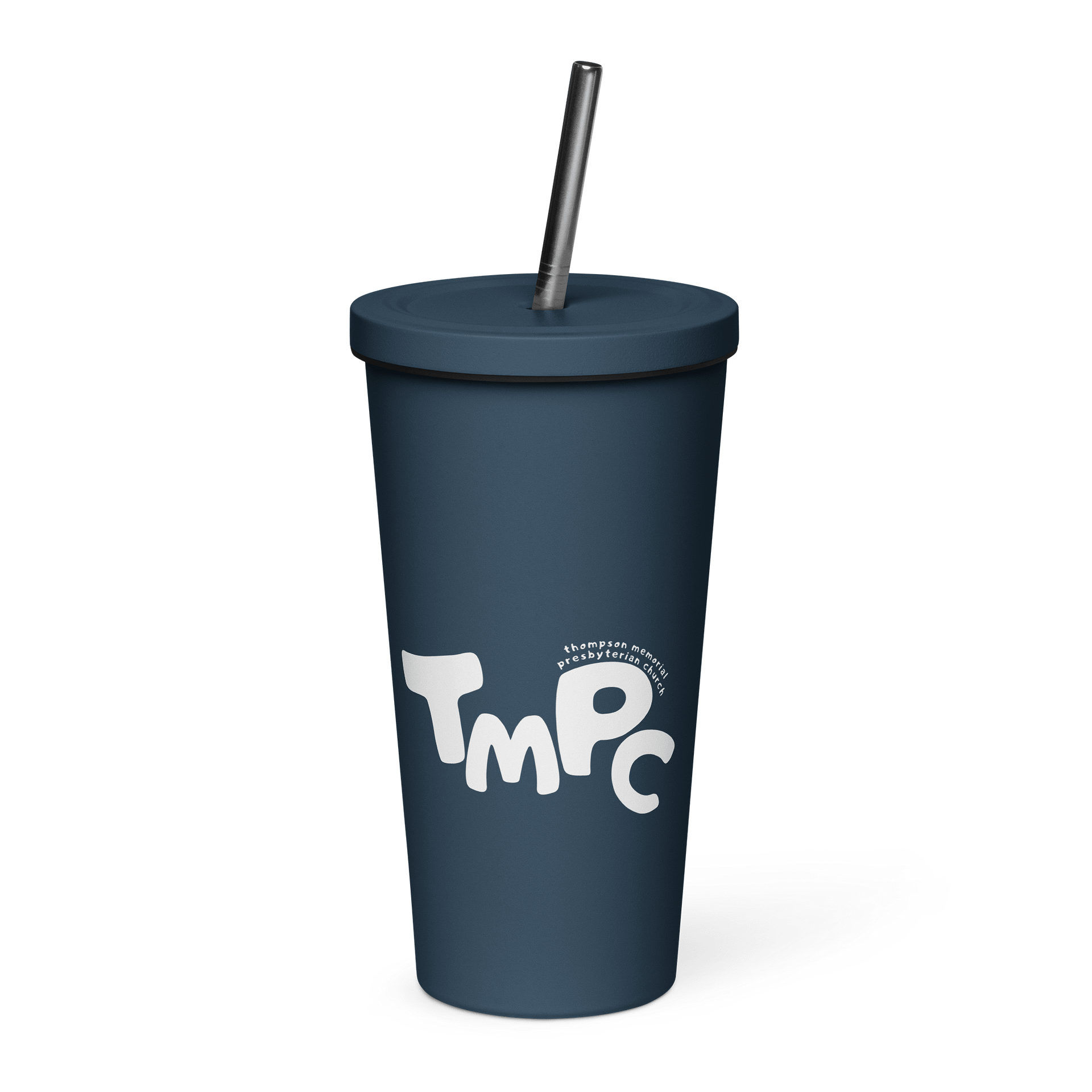 Modern TMPC Logo: Insulated Tumbler with Straw product image (1)