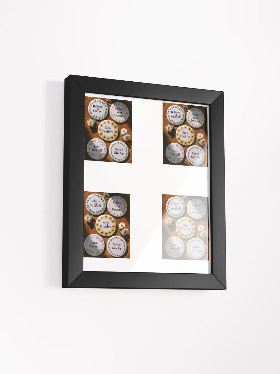 Motivational Coaster Set with Floral Arrangement product image (7)