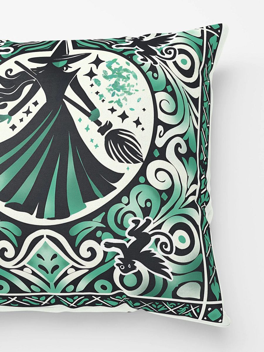 Wicked Spanish Tile Elphaba Pillow – All-Over Print Broadway Decor product image (3)