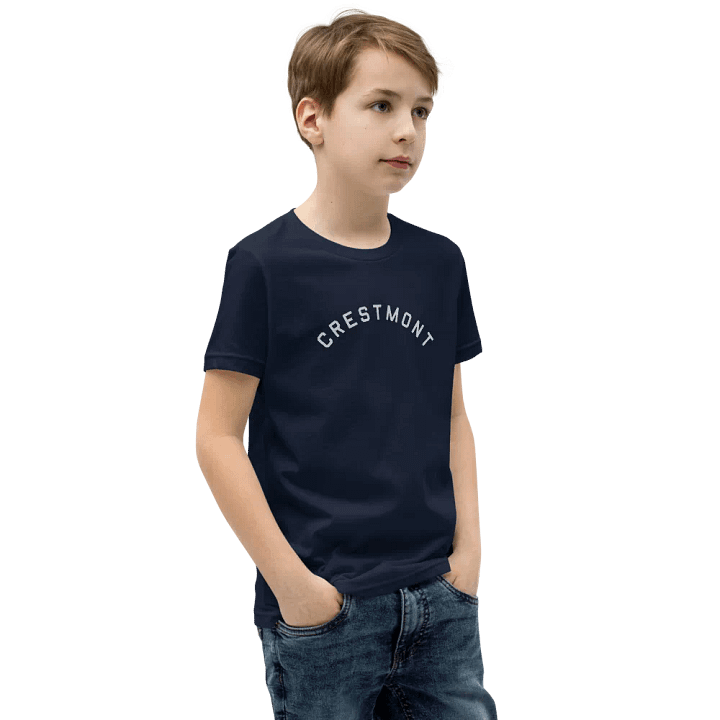 YOUTH - CRESTMONT T-SHIRT ON NAVY product image (2)