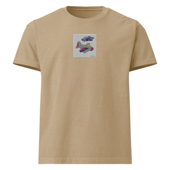 Kid Airplane (Bella+Canvas Unisex Oversized Garment-Dyed T-Shirt) product image (3)