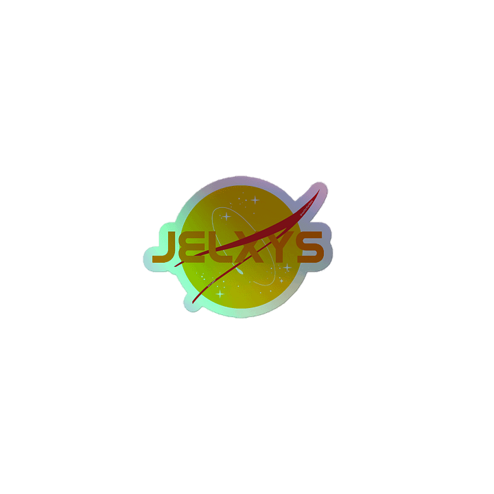 Jelxys Golden Stars Holo Sticker! product image (1)