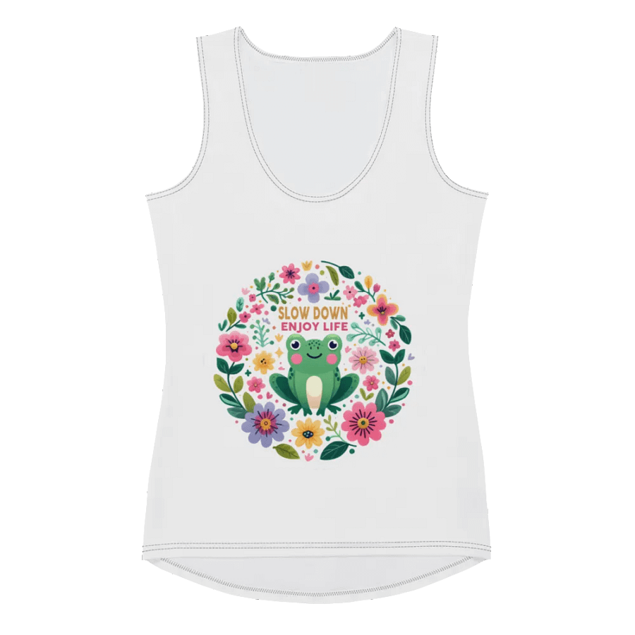 Slow Down, Enjoy Life – A Tank Top Design product image (3)