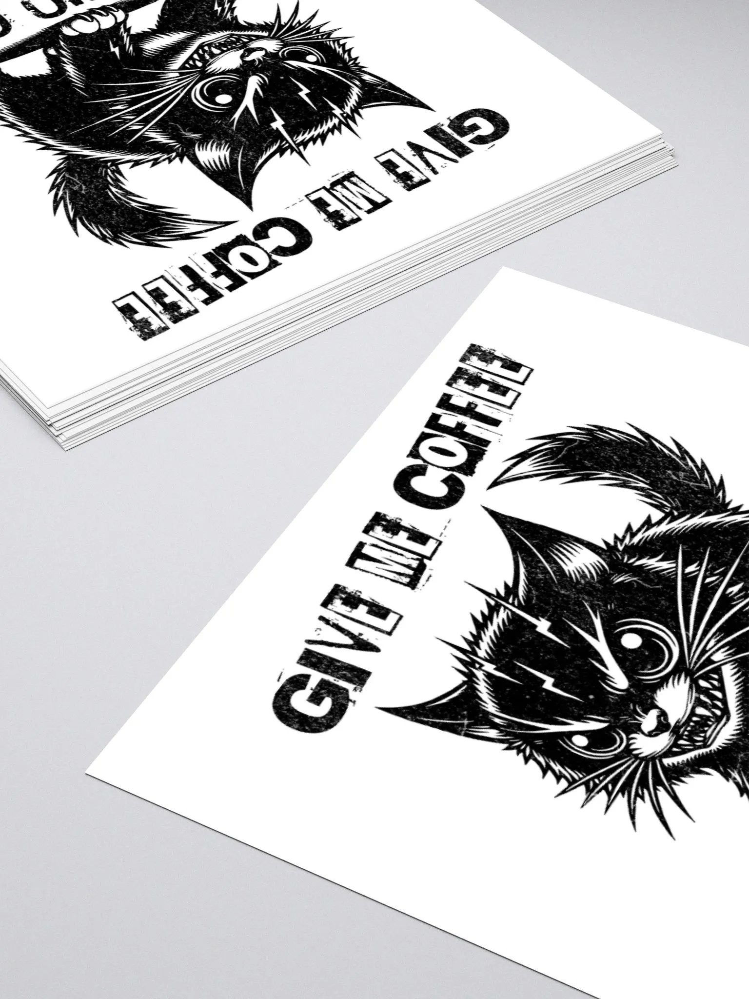Give Me Coffee Kiss Cut Stickers product image (11)