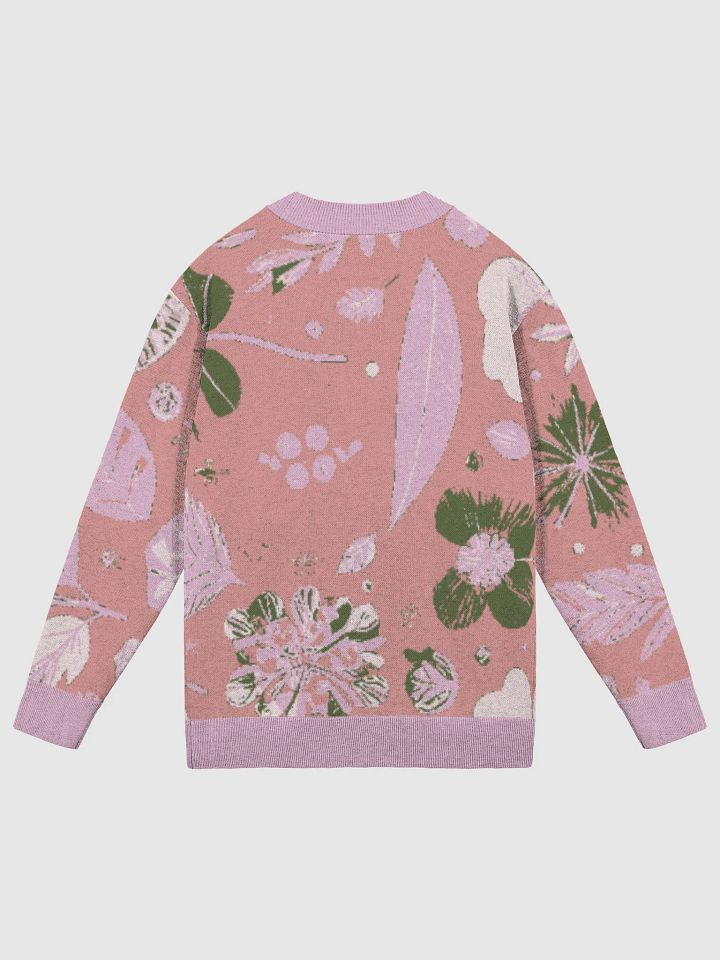 Floral Reverie: Pressed Petals: Knitted Cardigan Without Pocket product image (7)