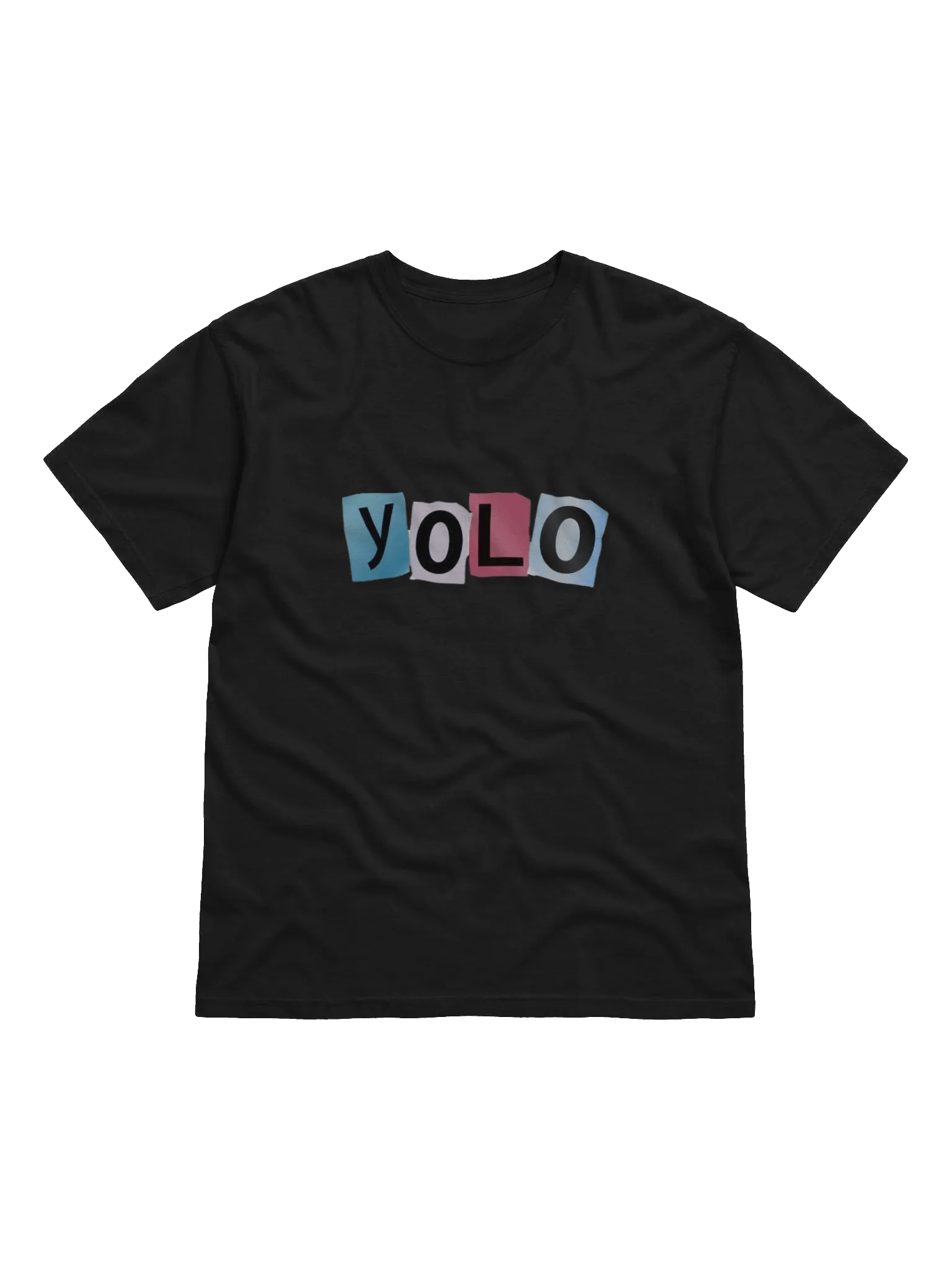 YOLO Cutout Magazine Style T-Shirt product image (4)