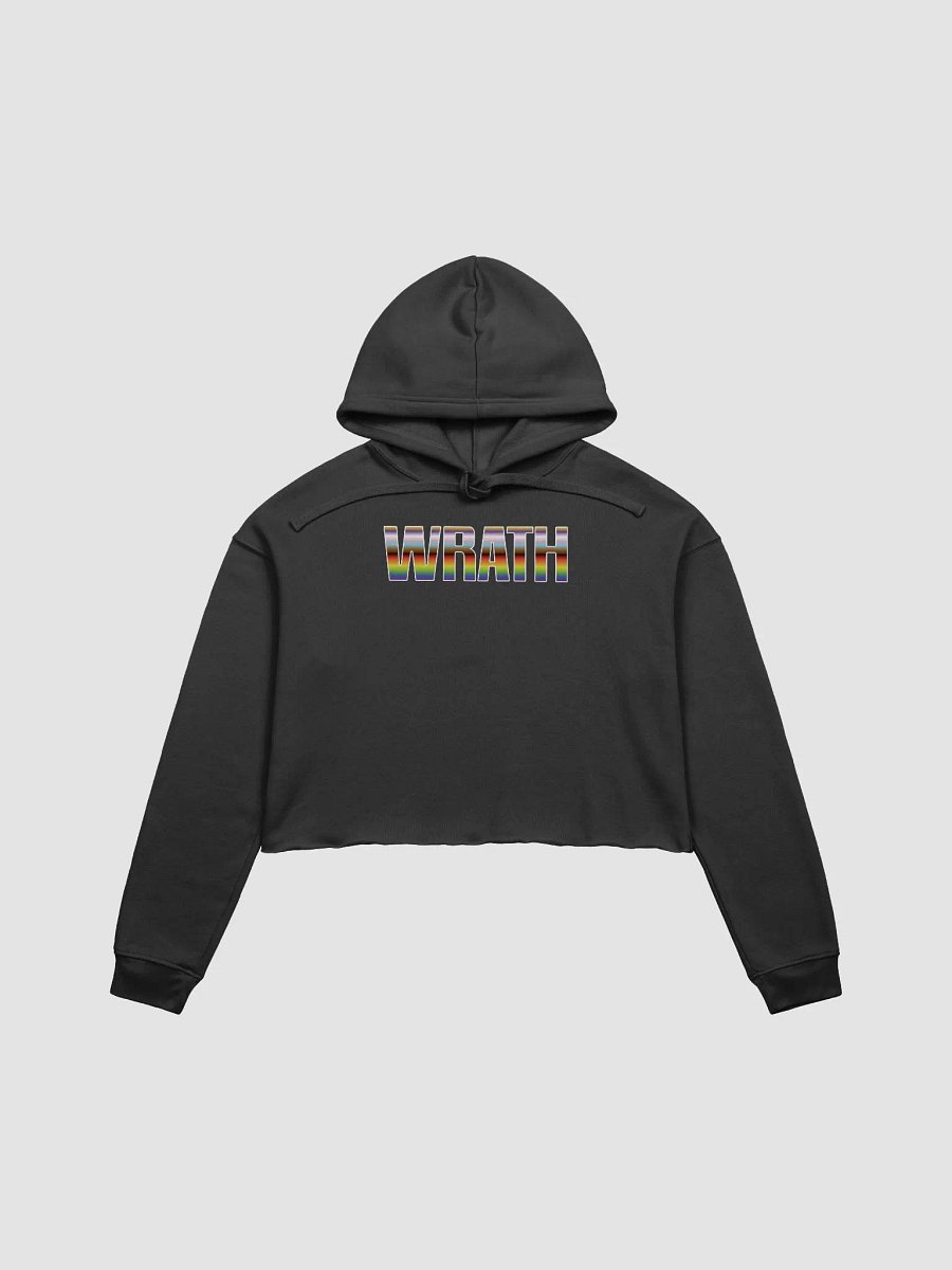 WRATH 2023 stripe fleece crop hoodie product image (2)