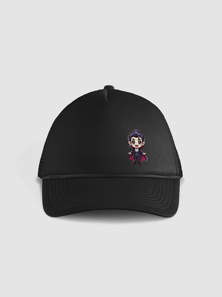 Chibi Vampire Emblem Ball Cap – Subtle Gothic Charm product image (1)