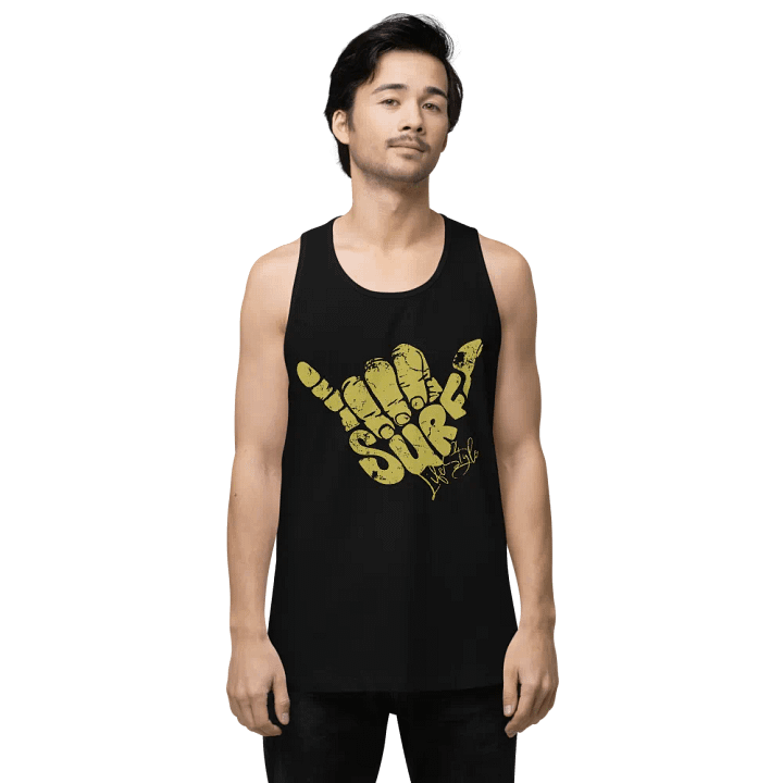Shaka Surf Life Style Cotton Heritage Men's Premium Tank Top product image (1)