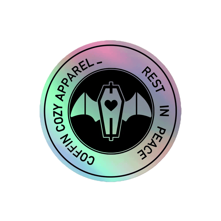 Rest In Peace Holographic Sticker product image (2)