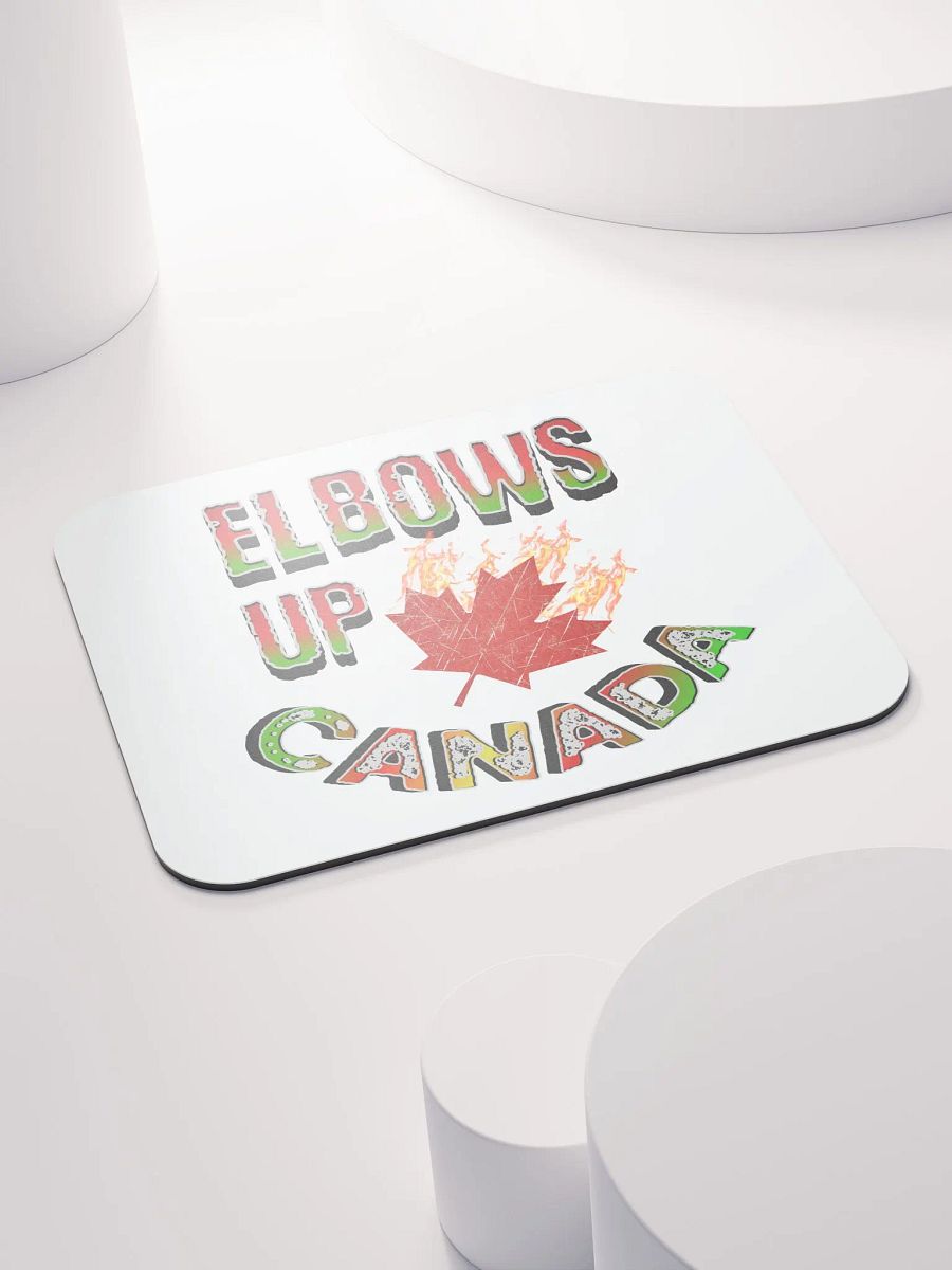 Elbows Up Canada Burning Maple Classic Mouse Pad product image (4)