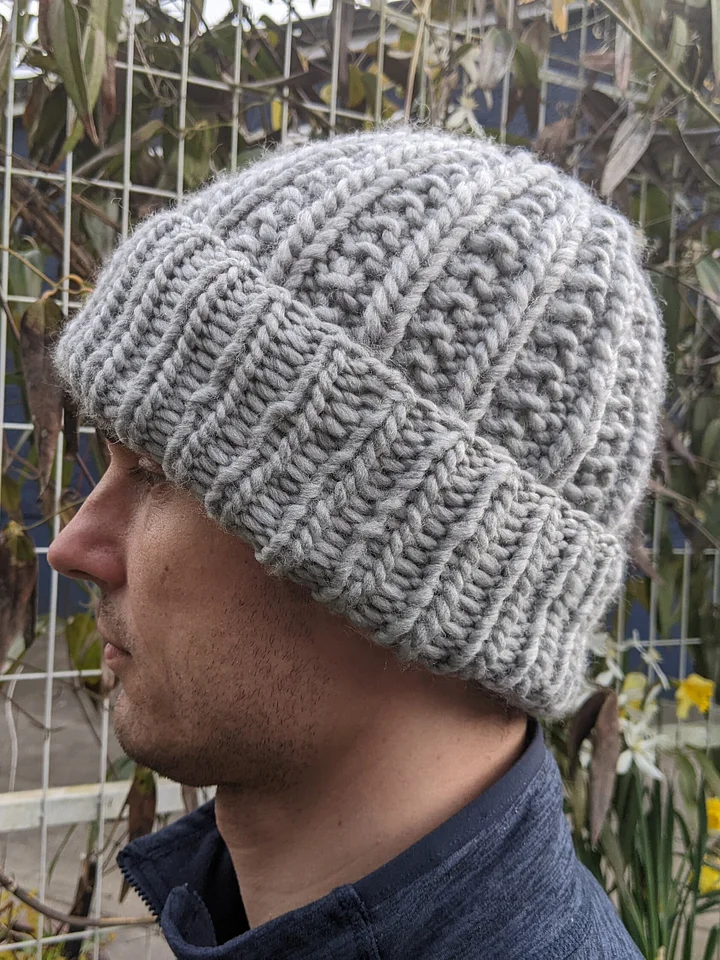 Iron Hat Knitting Pattern for Men & Women product image (2)