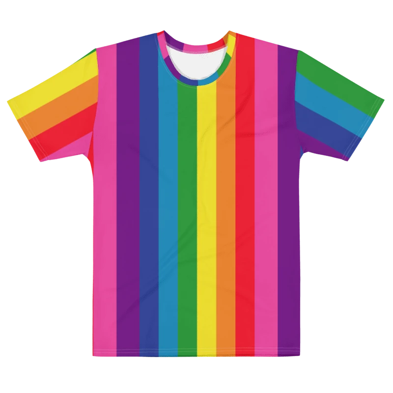 1978 Rainbow Pride Flag = 8-Color - All-Over Print Shirt product image (1)