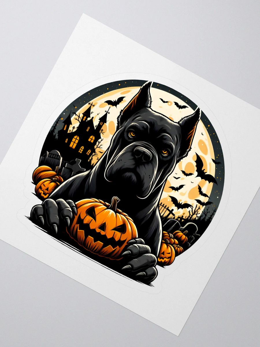 Cane Corso Pumpkin Sticker product image (2)