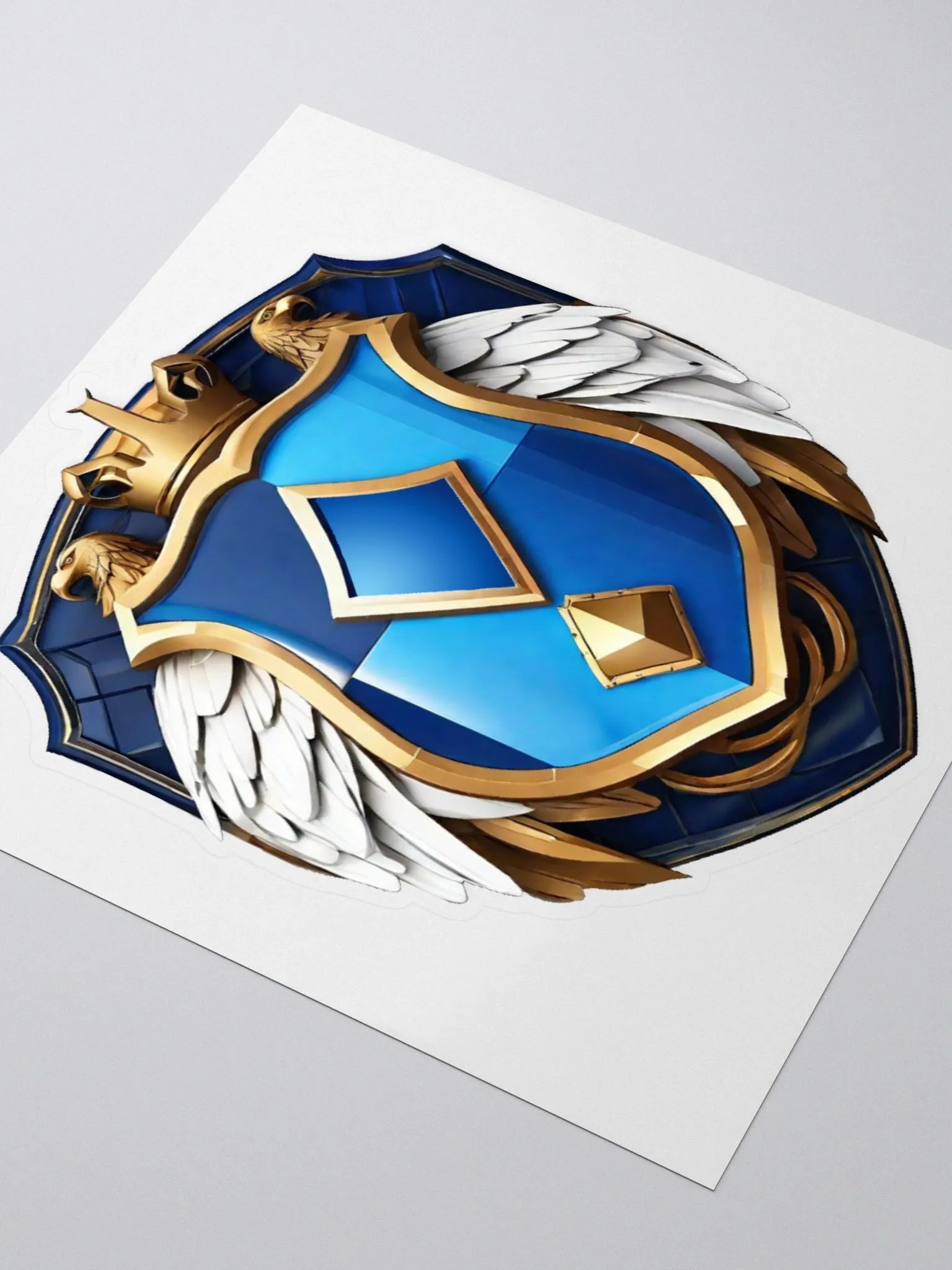 Double eagle crown sticker product image (3)