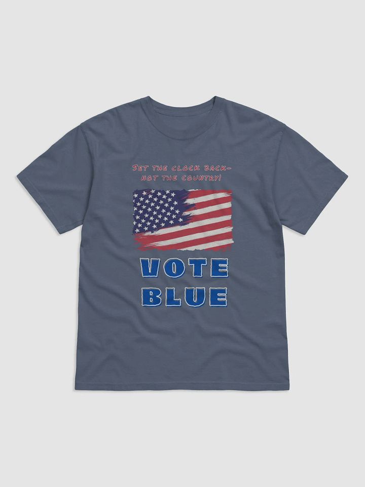 Patriotic Vote Blue Flag Tee product image (4)