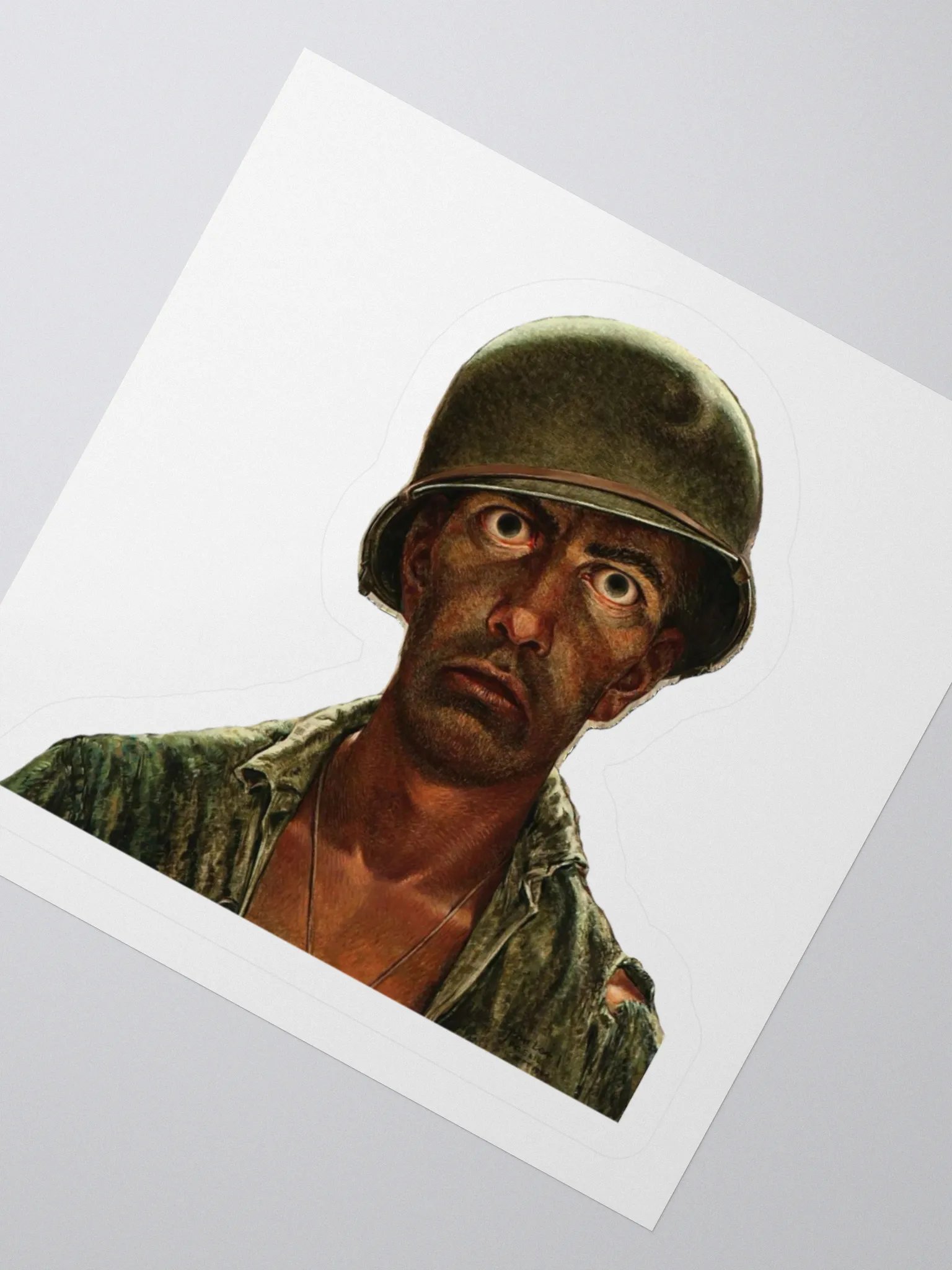 1000 Yard Stare Sticker product image (5)