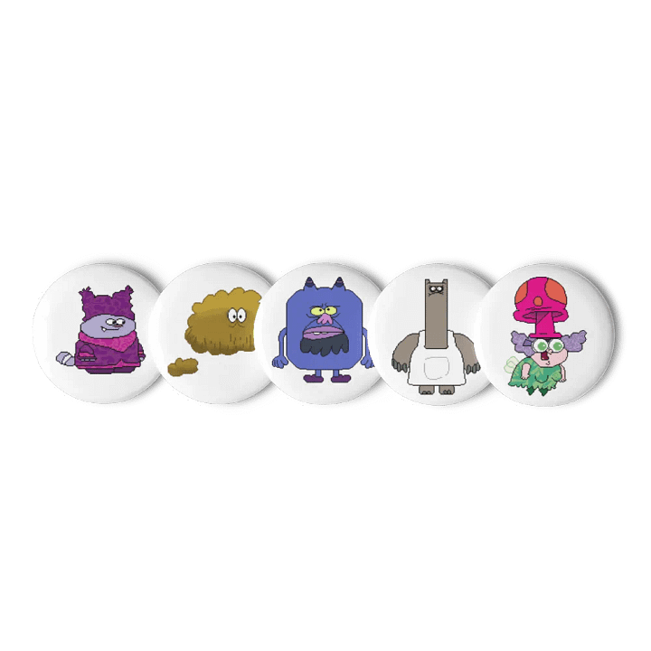 Chowder Pin Button Set product image (3)