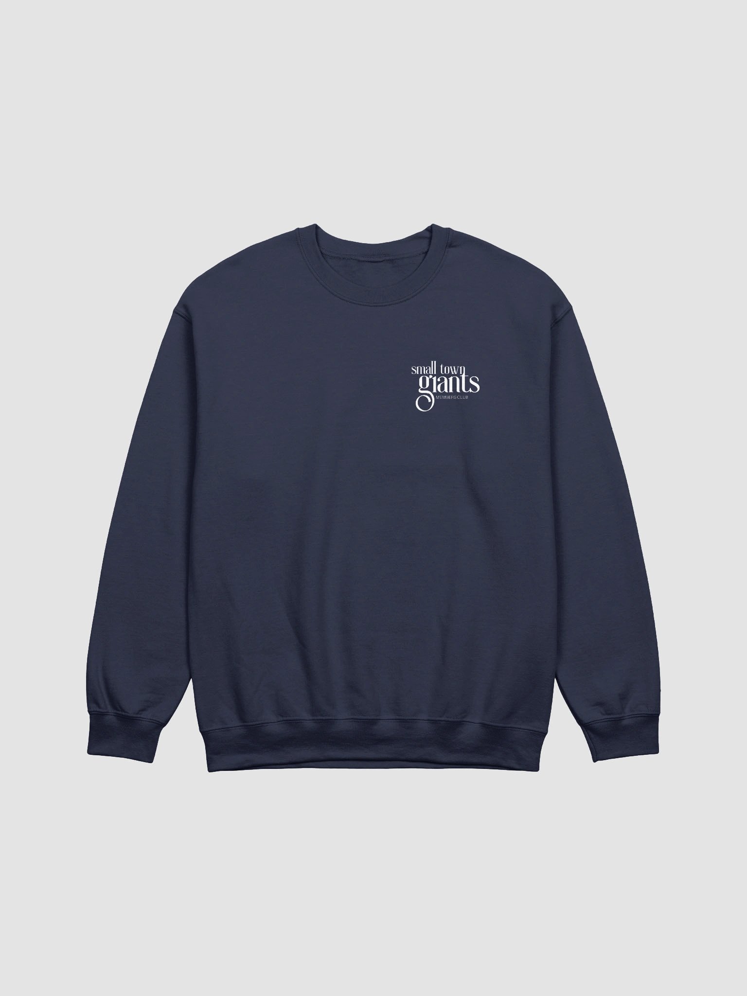 Building Something Big In A Small Town (Statement Back) Classic Crewneck Sweatshirt product image (3)