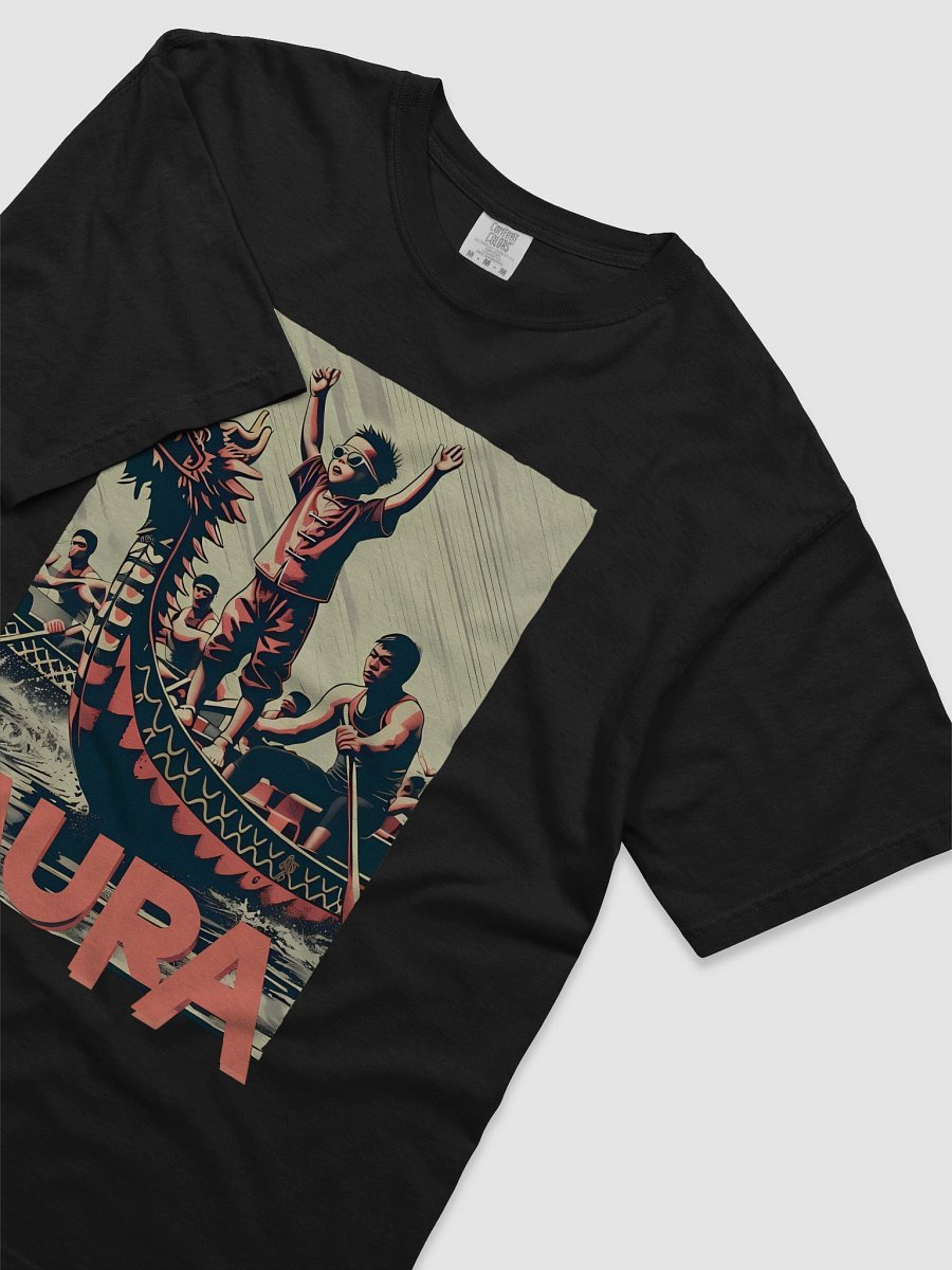Dragon Boat Fury | Aura Art Print Heavyweight T-Shirt product image (49)