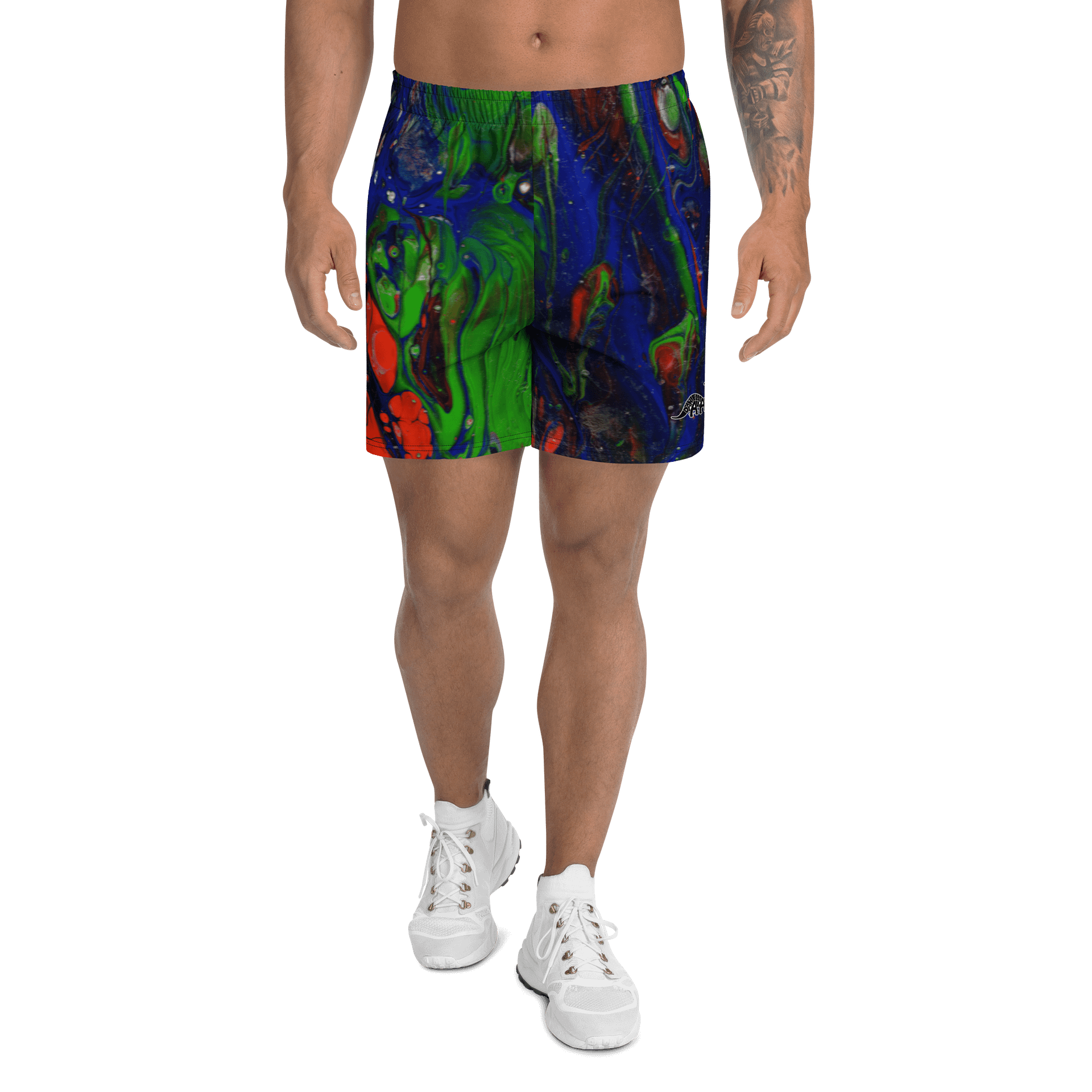 RGB Fluid Acrylic Athletic Shorts product image (1)