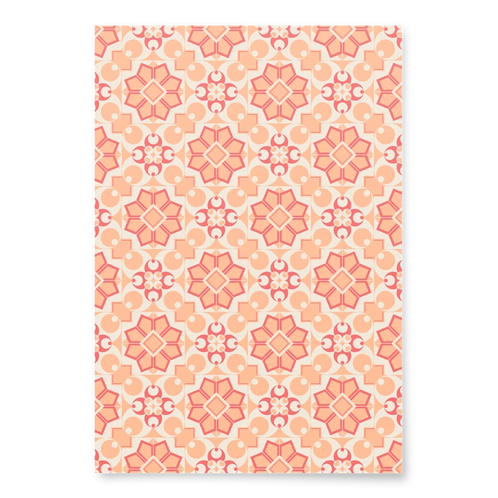 Peach Mosaic Wrapping Paper product image (1)