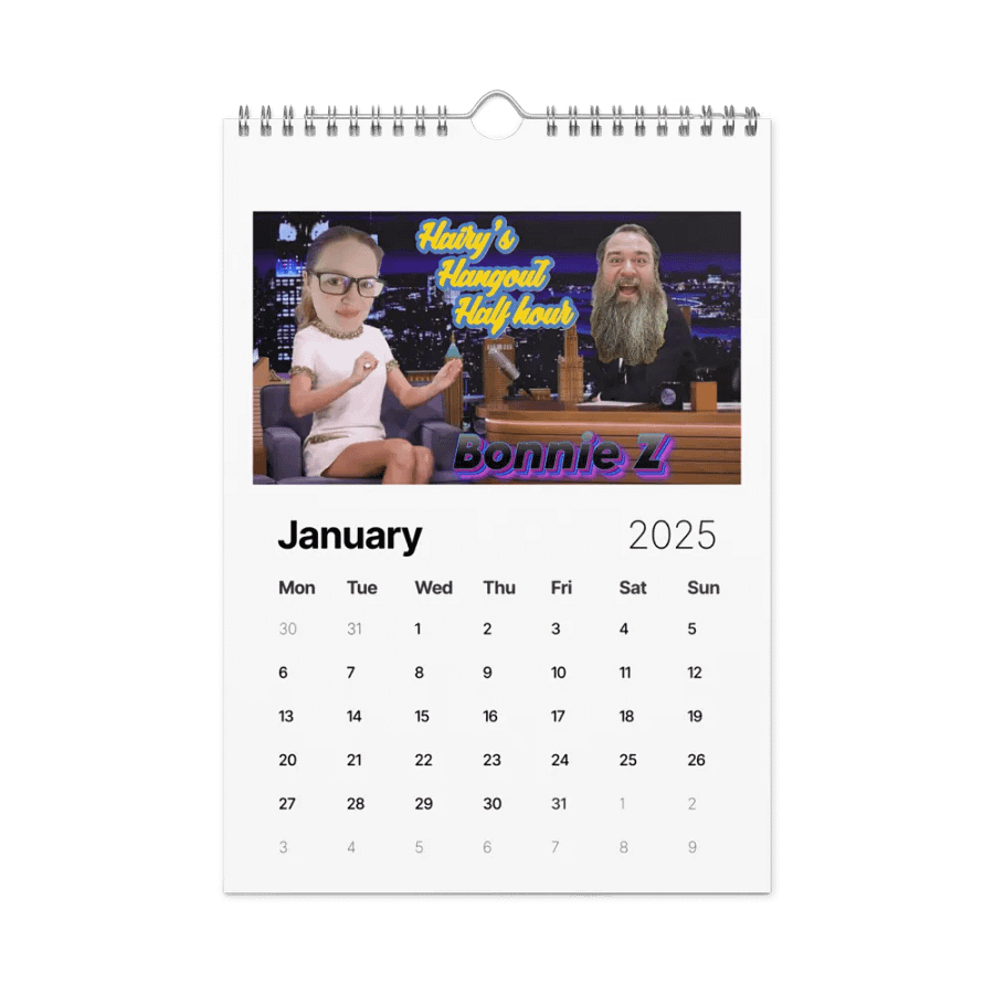 Hairy Snorlax Wall Calendar (2025) product image (6)