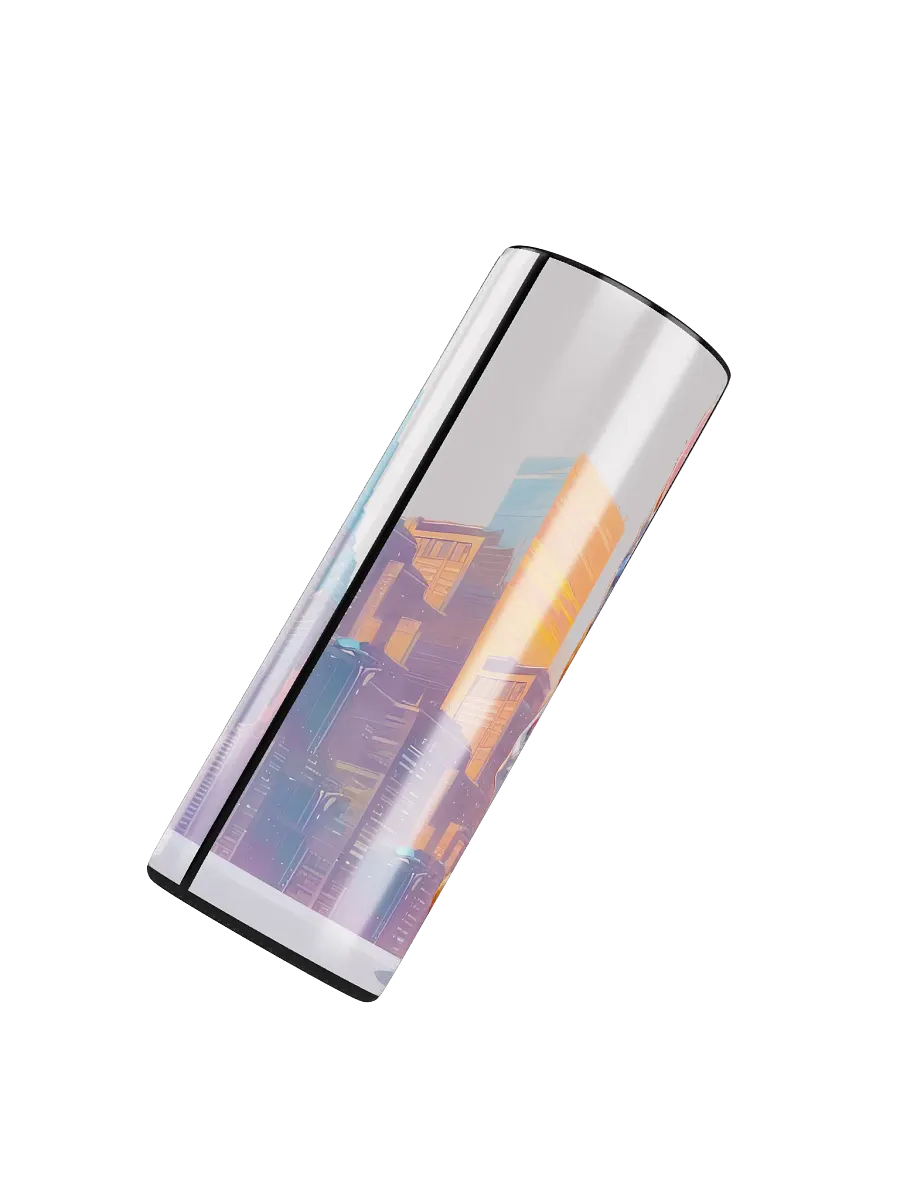 Cute City Kitty Cat 20 oz Skinny Stainless Steel Tumbler - v4 product image (5)