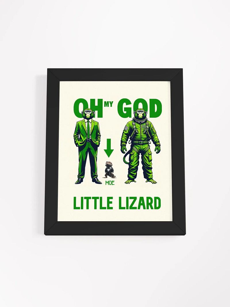 Monkey Astronauts Framed Poster