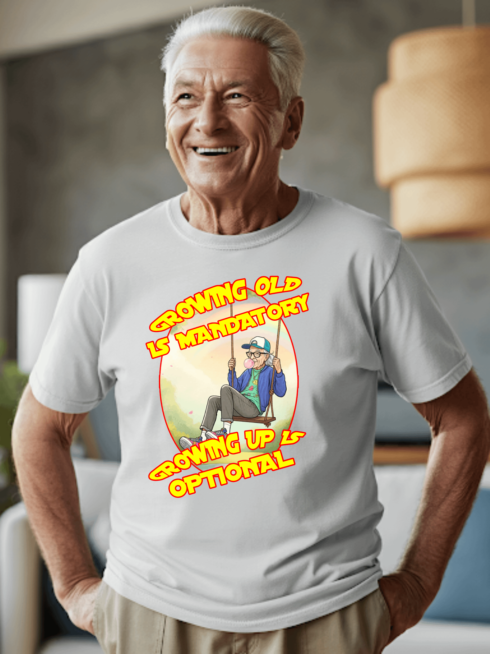 Growing Old Is Mandatory Tee product image (31)