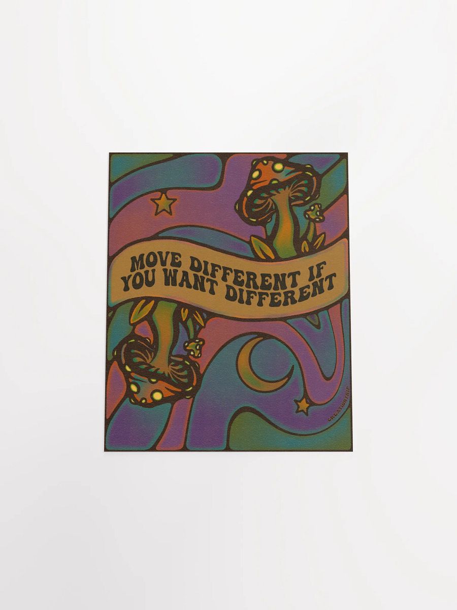 Matte Poster - Move Different product image (7)