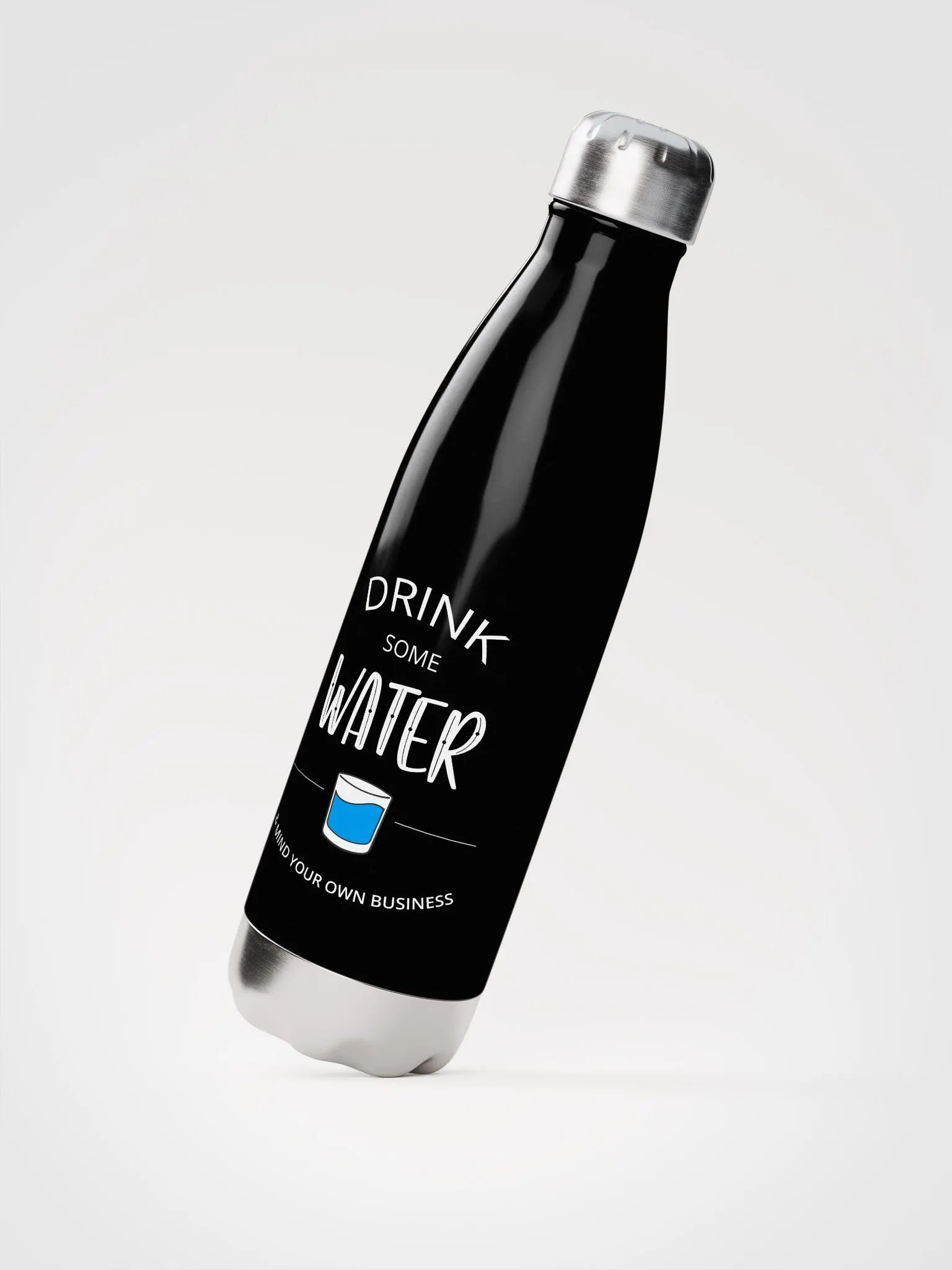 17 oz Drink Some Water Stainless Steel Water Bottle product image (2)