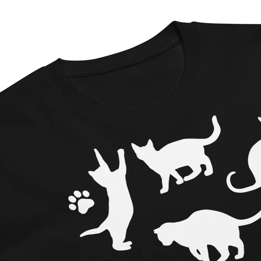 Cat Lover's Dream T-Shirt: Silhouette Collection of Cats in Playful Poses product image (6)