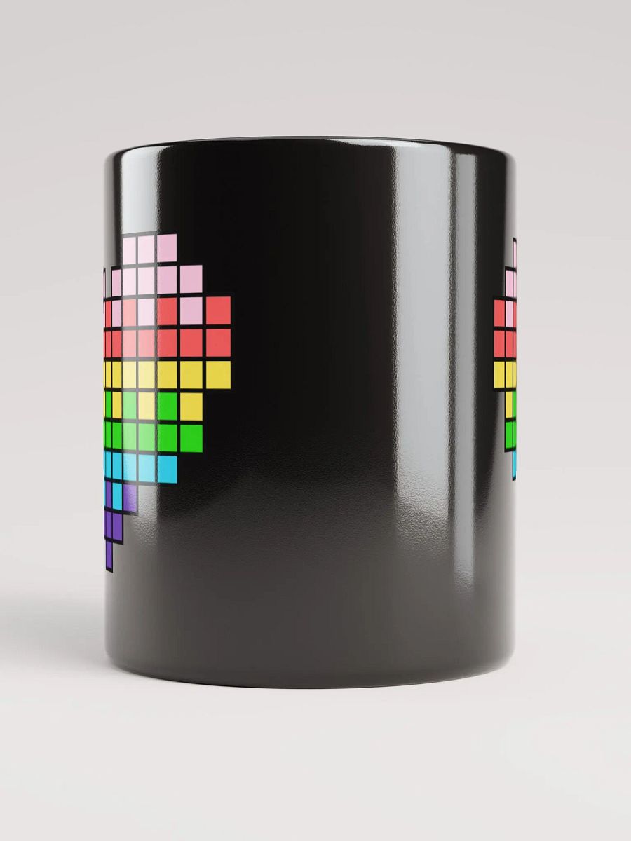 Easter Heart Black Glossy Mug product image (3)