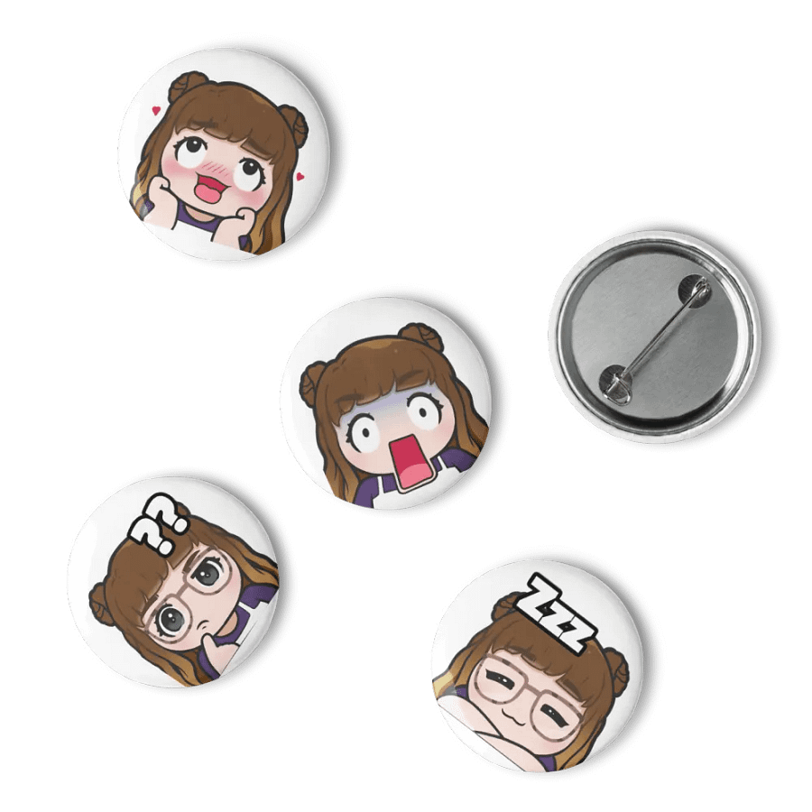 Set of 5 Pins of KT Faces product image (6)