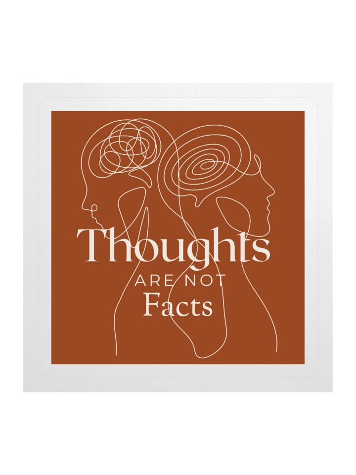 Thoughts are not facts sticker product image (1)