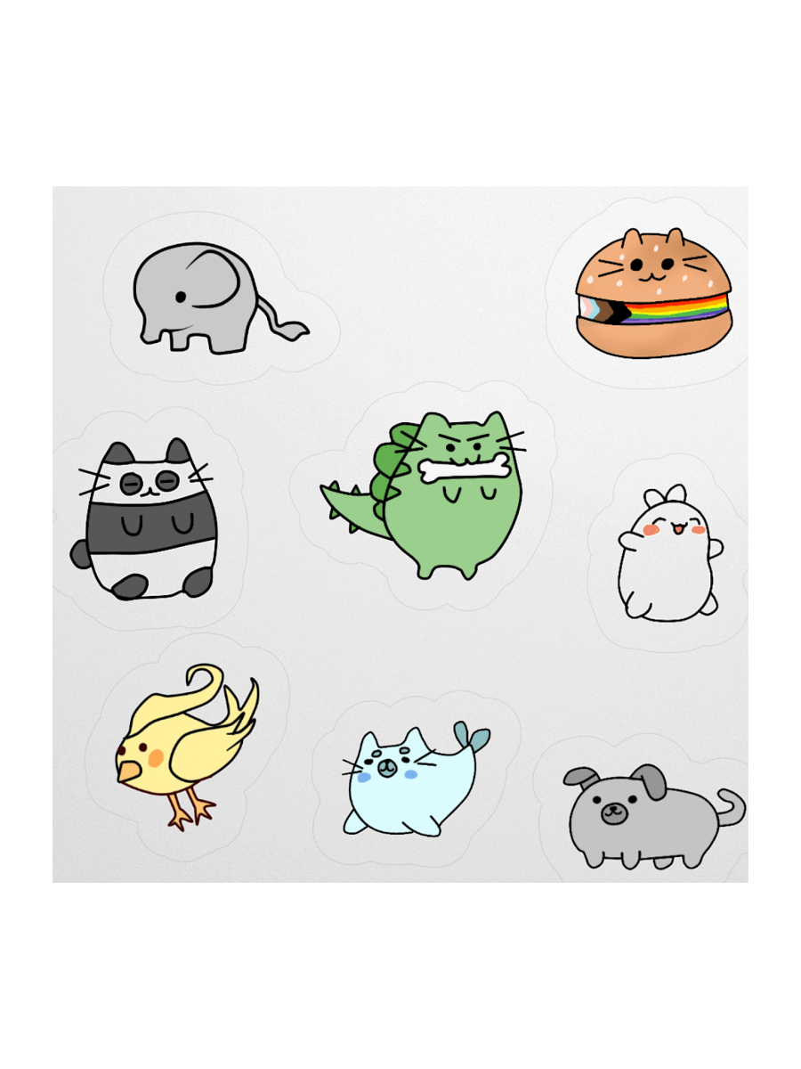 Pride Mascot Stickers product image (1)