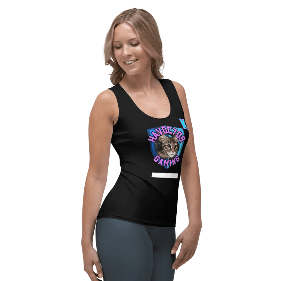 Kitty Krew Ladies 1 Plate Tank Top [black] product image (4)