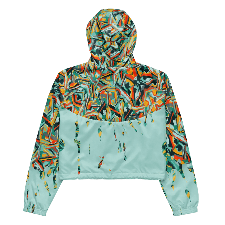 Colorful Destruction | Women's Cropped Windbreaker product image (5)