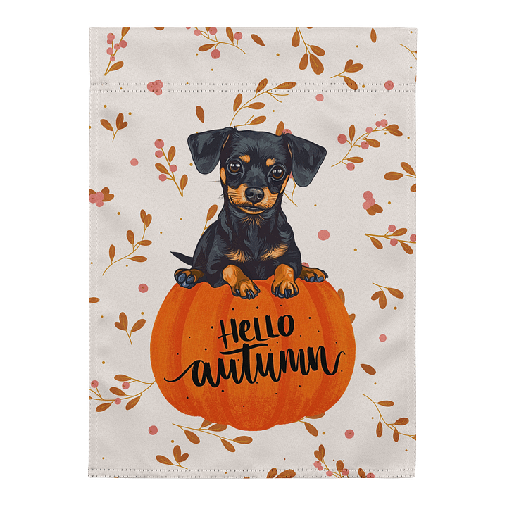 Hello Autumn Chiweenie Garden Flag - Sit Stay Slay Collection product image (1)