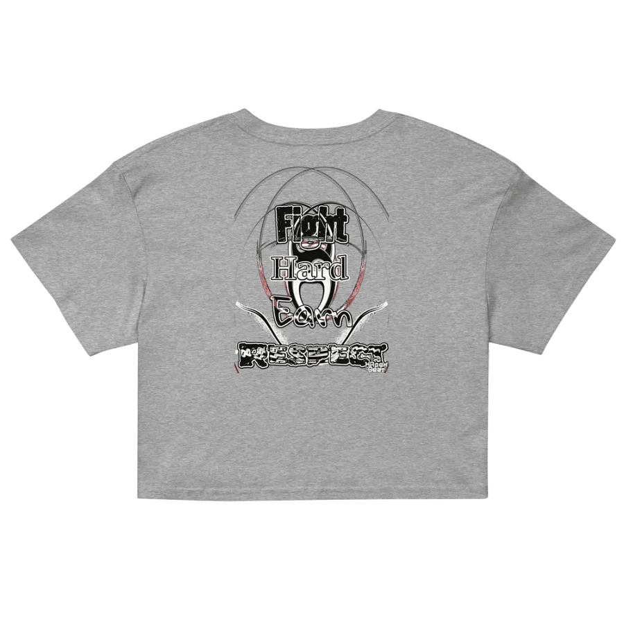 Fight Hard Earn Respect - Embroidered - Women's Premium Crop Top product image (5)