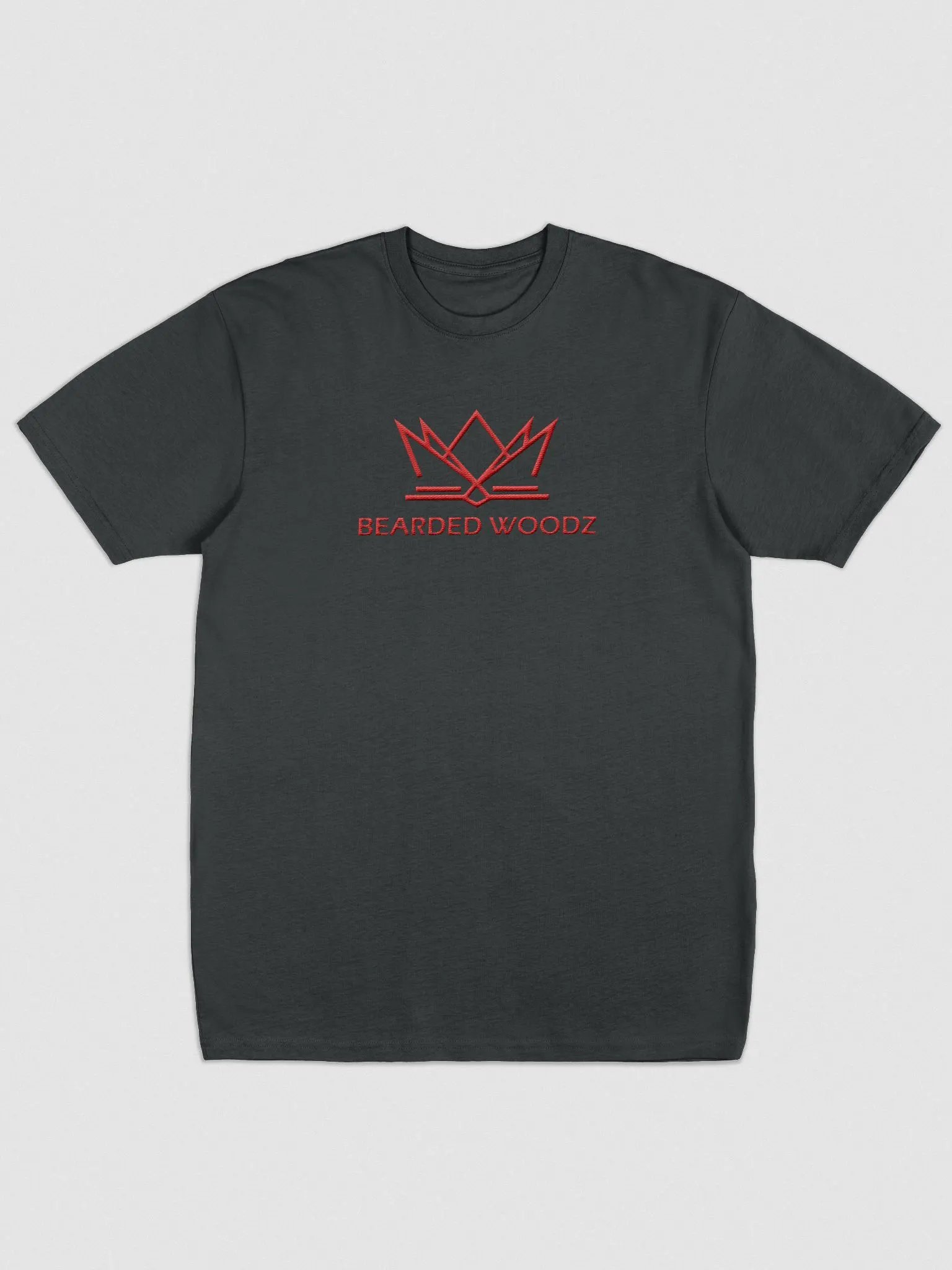 Men's Bearded Woodz T-Shirt (Red Embroidery) product image (1)