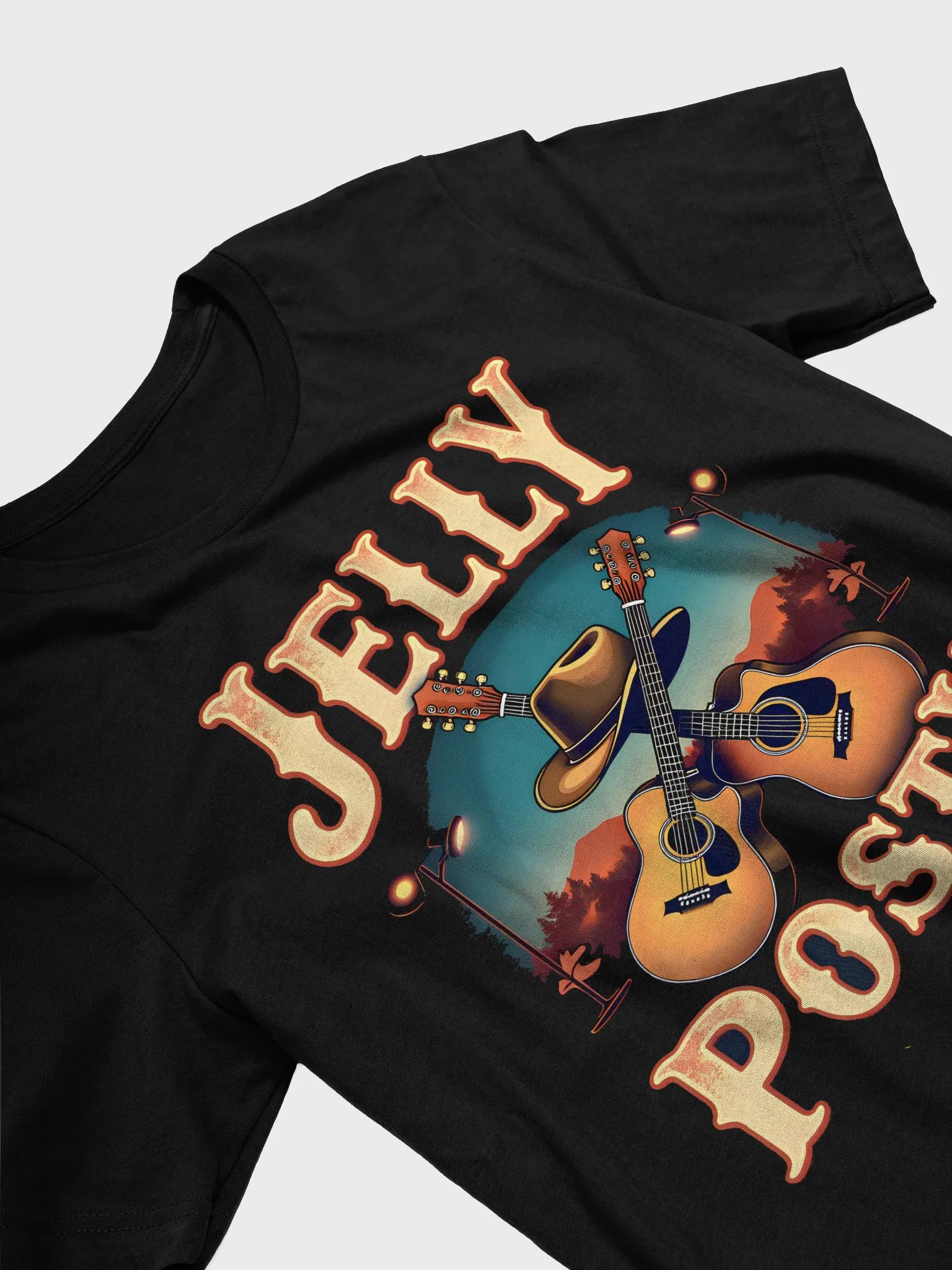 Jelly & Posty Cowboy Guitar T-Shirt product image (3)