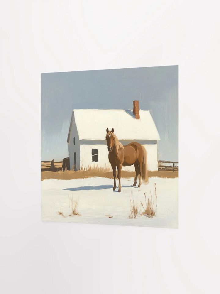 Modern Farmhouse: Brown Horse IV Art Print product image (7)