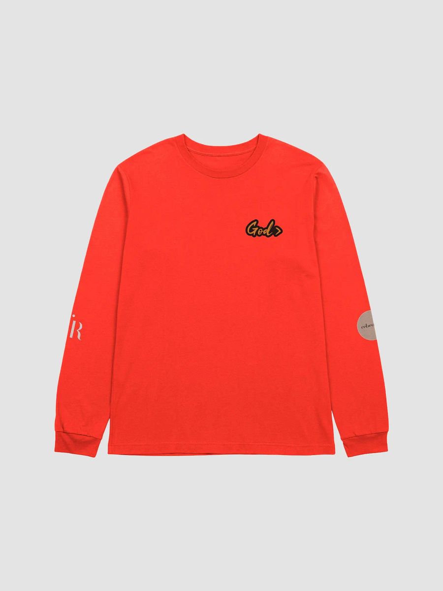 God > ALT Long Sleeve - (ORANGE TEXT) product image (5)