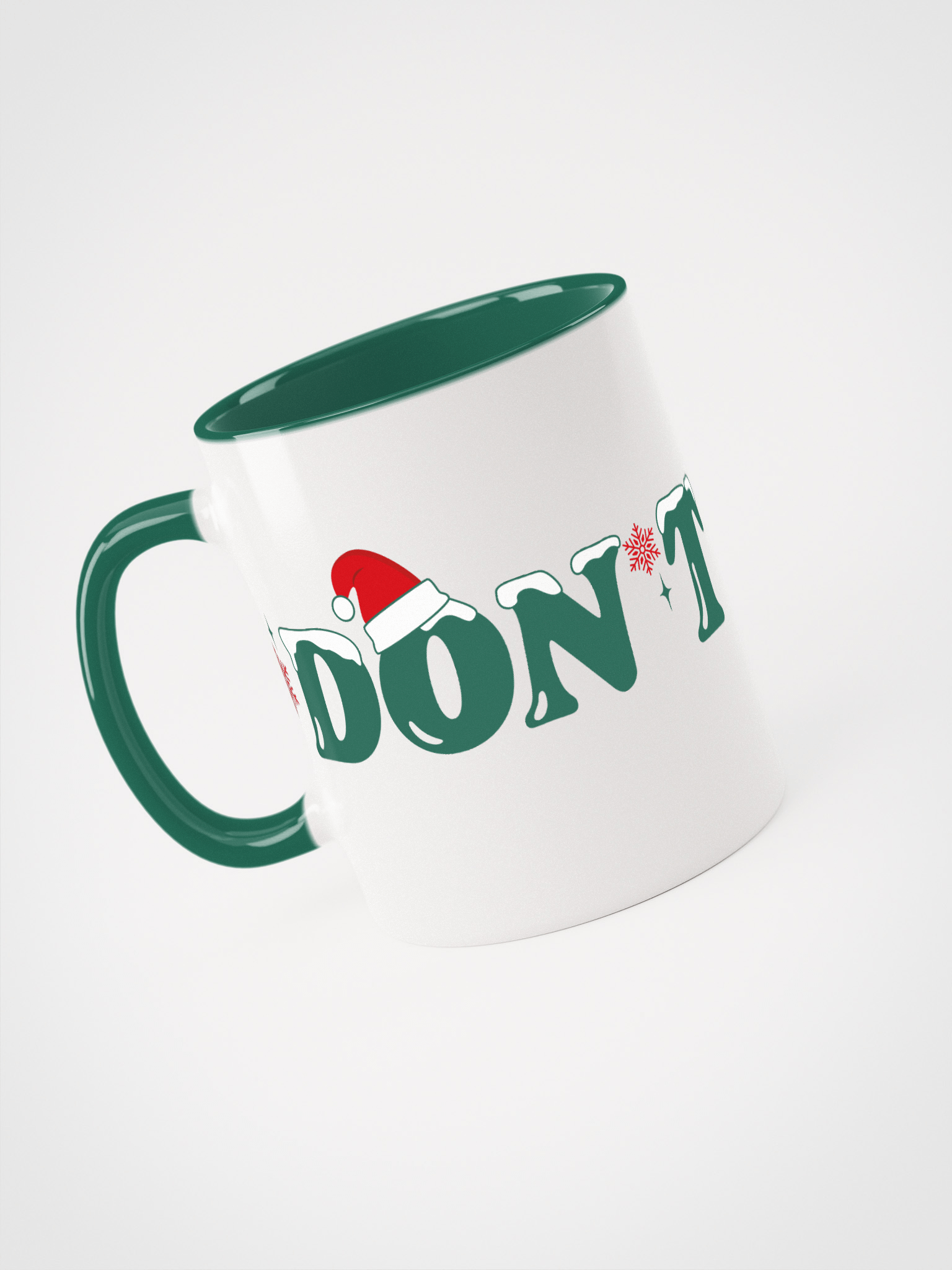 DON'T Christmas Mug - Green product image (2)